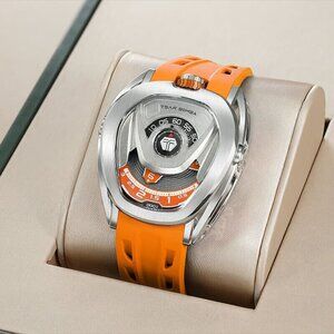 Tsar Bomba Chivalry Automatic Watch Interchangeable Color Gold Tone Black